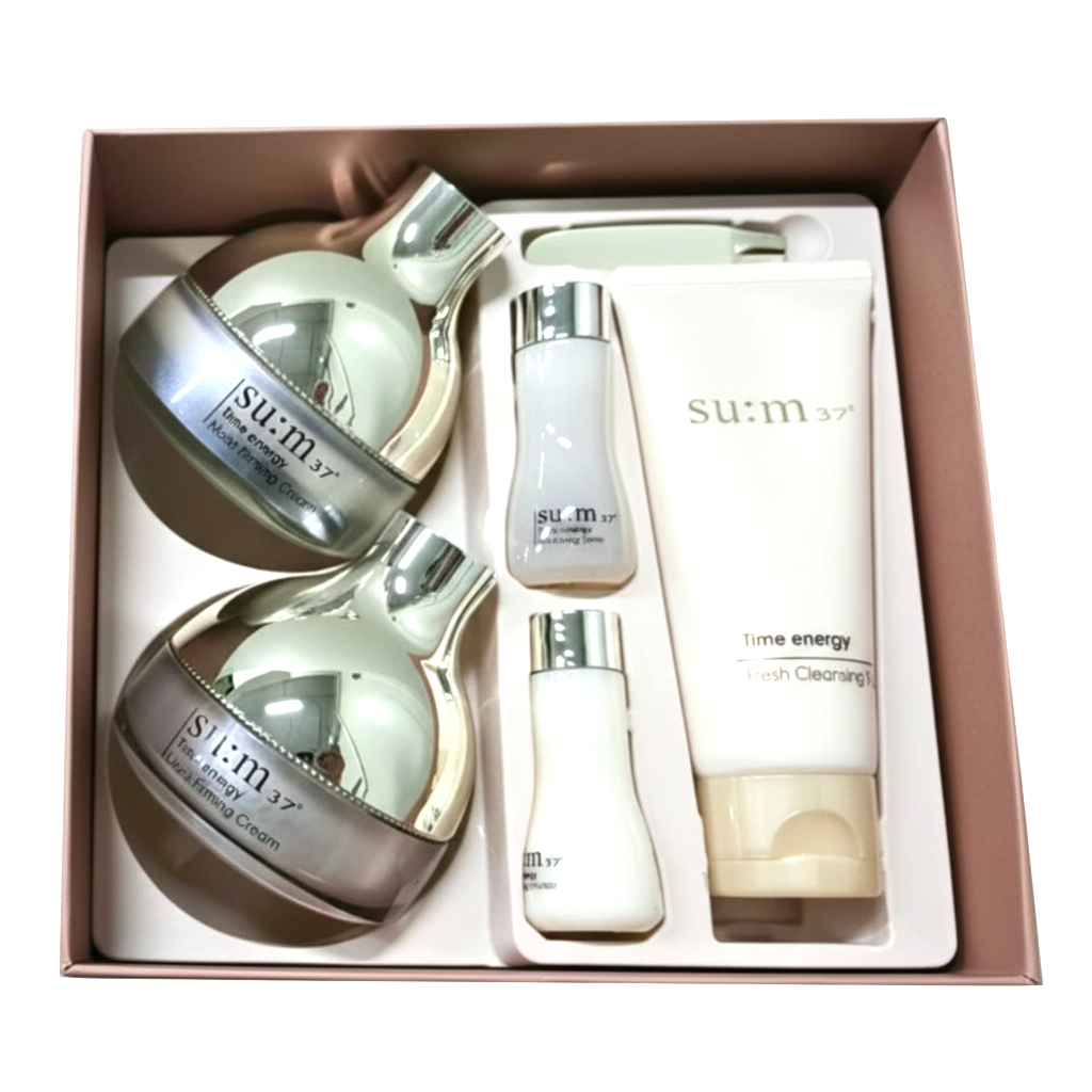Su:m37 Time Energy Moist Firming Cream May 2026 Set (5 Items)  from Korea
