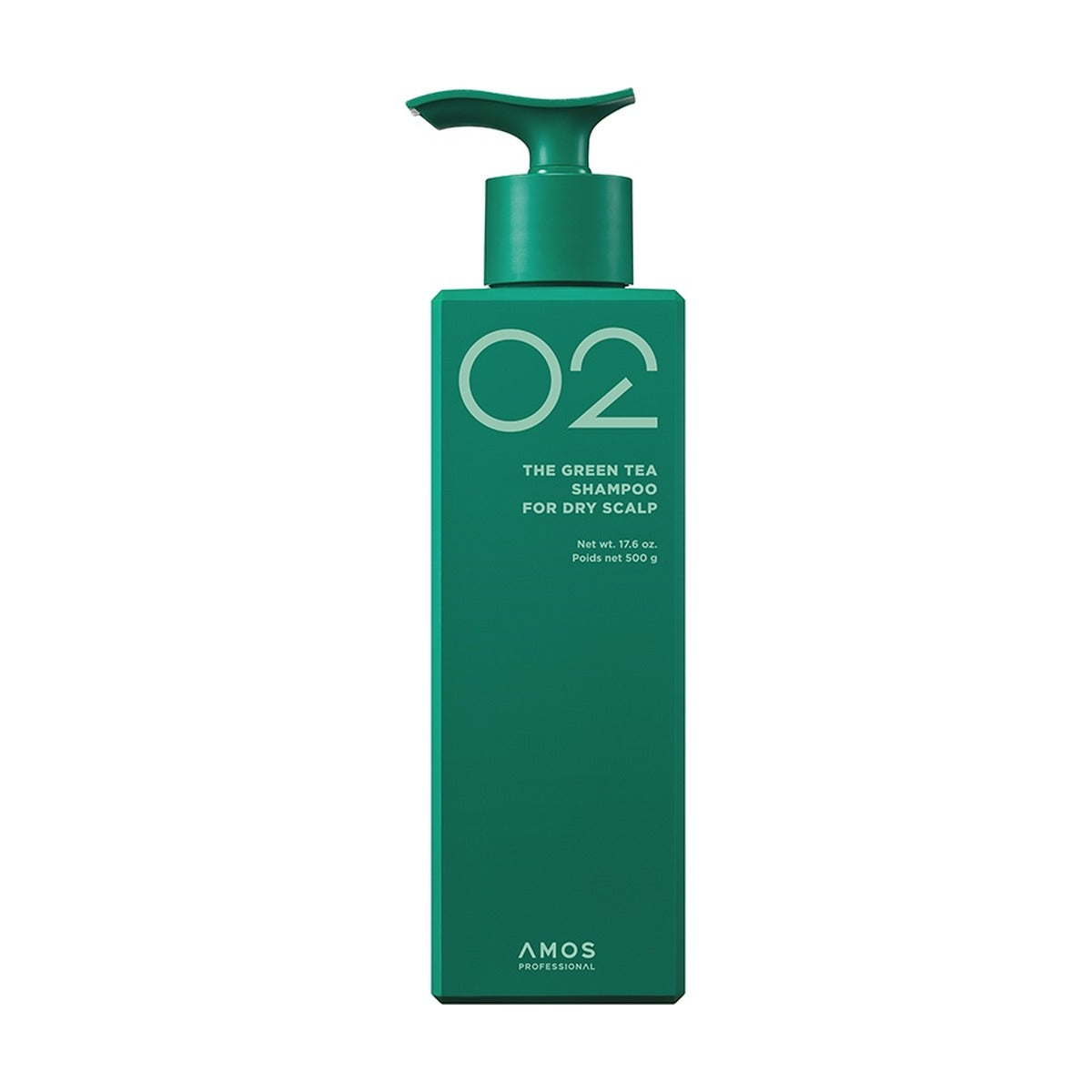 AMOS PROFESSIONAL The Green Tea Shampoo for Dry Scalp 500g bottle