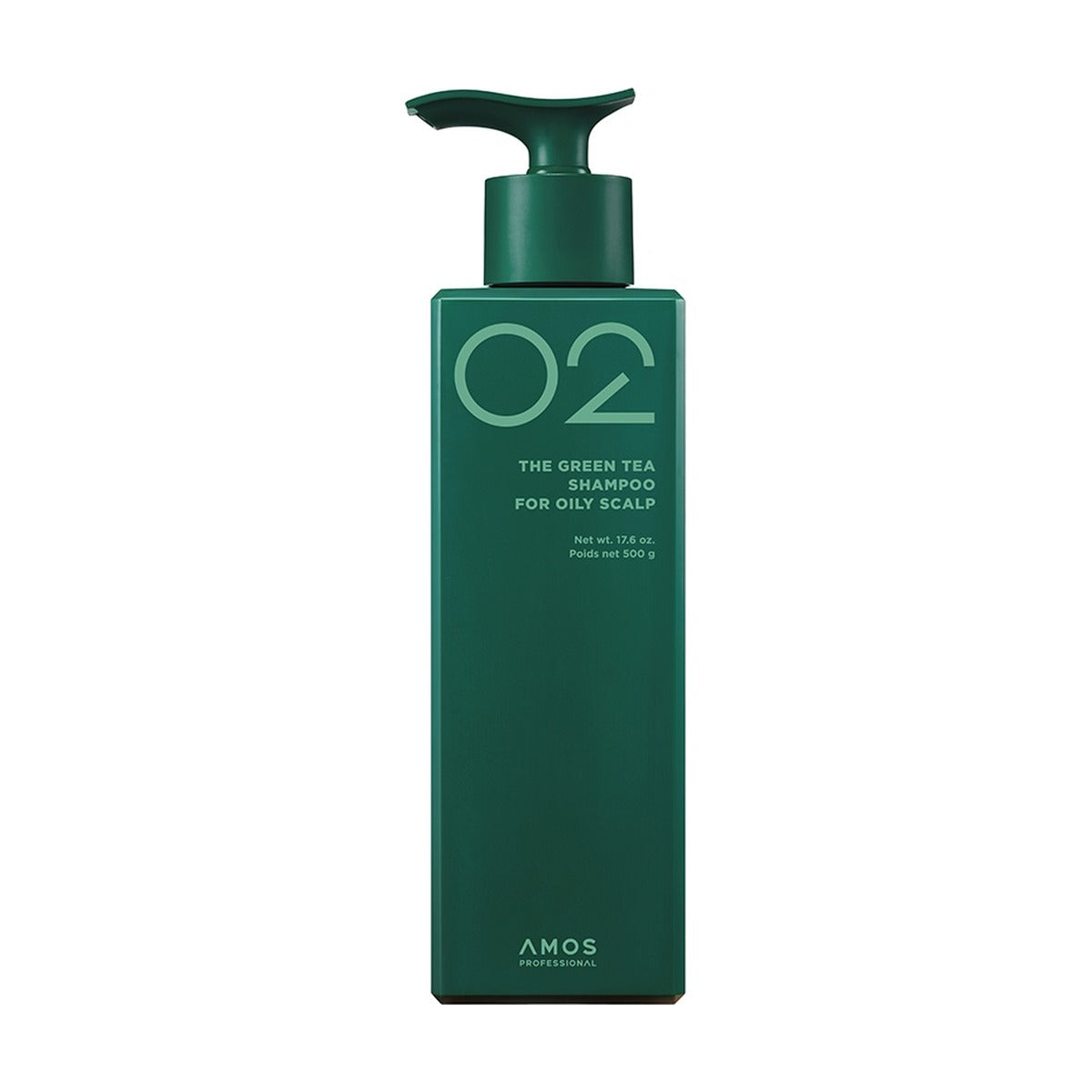 AMOS PROFESSIONAL The Green Tea Shampoo for Oily Scalp 500g bottle