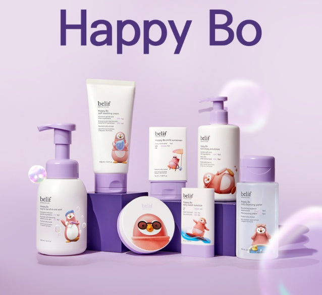 2 x [Baby & Toddler] belif Happy Bo Total Gel Wash 350ml from Korea