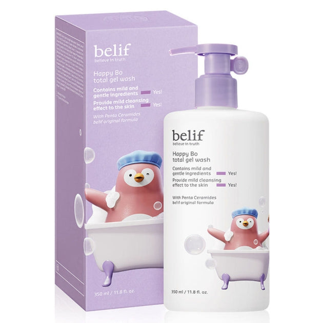 2 x [Baby & Toddler] belif Happy Bo Total Gel Wash 350ml from Korea