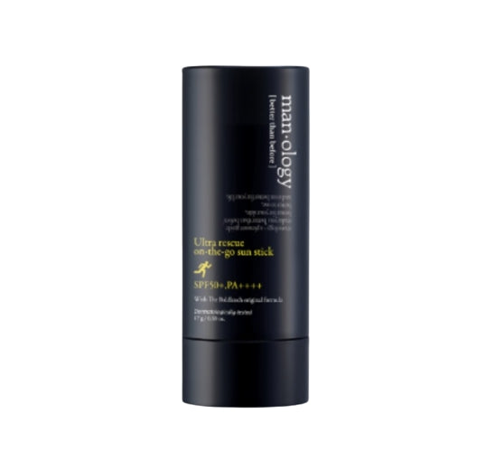 2 x [MEN] belif Manology Ultra Rescue On-the-Go Sun Stick 17g, 50+ PA++++ from Korea