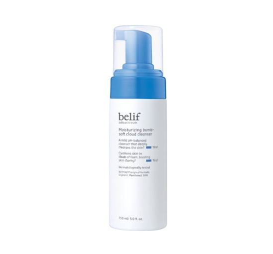 2 x belif Moisturizing Bomb Soft Cloud Cleanser 150ml from Korea