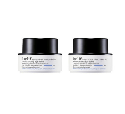2 x belif Moisturizing Eye Bomb 25ml from Korea by belif
