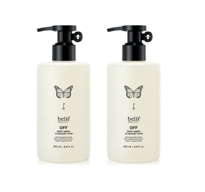 2 x belif OFF Body Wash Pleasant Stay 250ml from Korea by belif