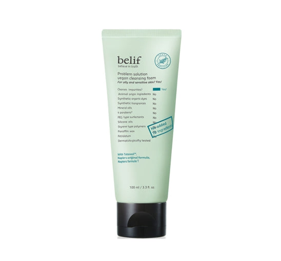 [Renewal] belif Problem Solution Vegan Cleansing Foam 100ml from Korea