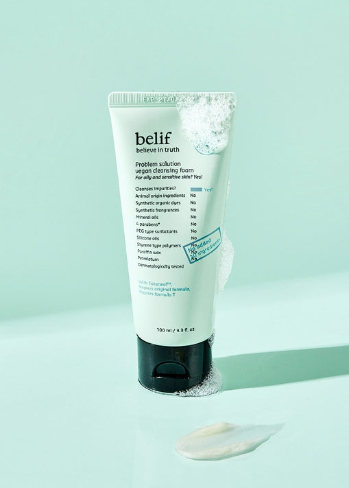 [Renewal] belif Problem Solution Vegan Cleansing Foam 100ml from Korea