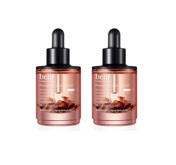 2 x belif Rose Gemma Concentrate Oil 30ml from Korea by belif