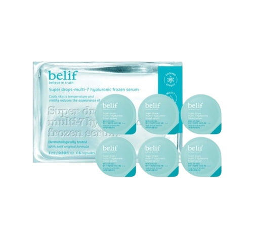 2 x belif Super Drops Multi-7 Hyaluronic Frozen Serum (3ml x 6ea) from Korea