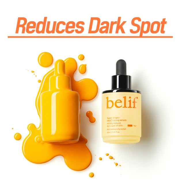 belif Super Drops VITAC Toning Serum & Multi Vitamin Mask Set from Korea