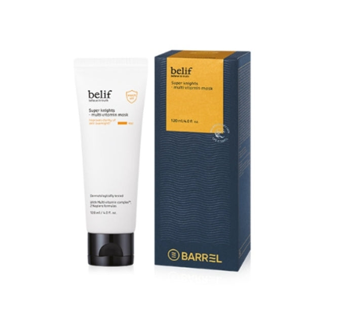 belif Super Knights Multi Vitamin Mask Jumbo Barrel Edition 120ml from Korea by belif