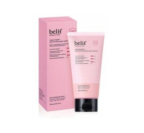 belif Super Knights Pore Firming Vegan Pack Cleanser 150ml from Korea by belif