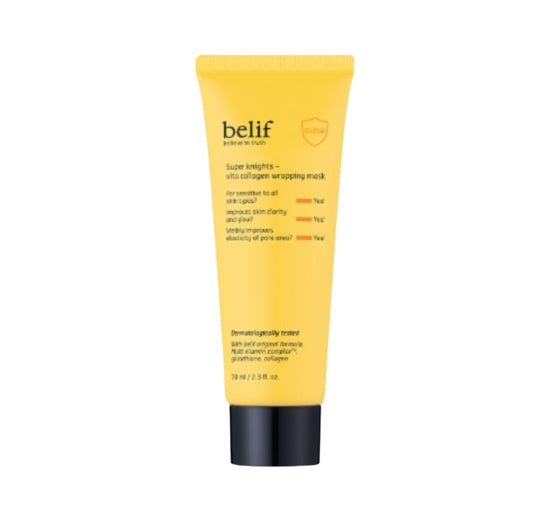 belif Super Knights Vita Collagen Wrapping Mask 70ml from Korea