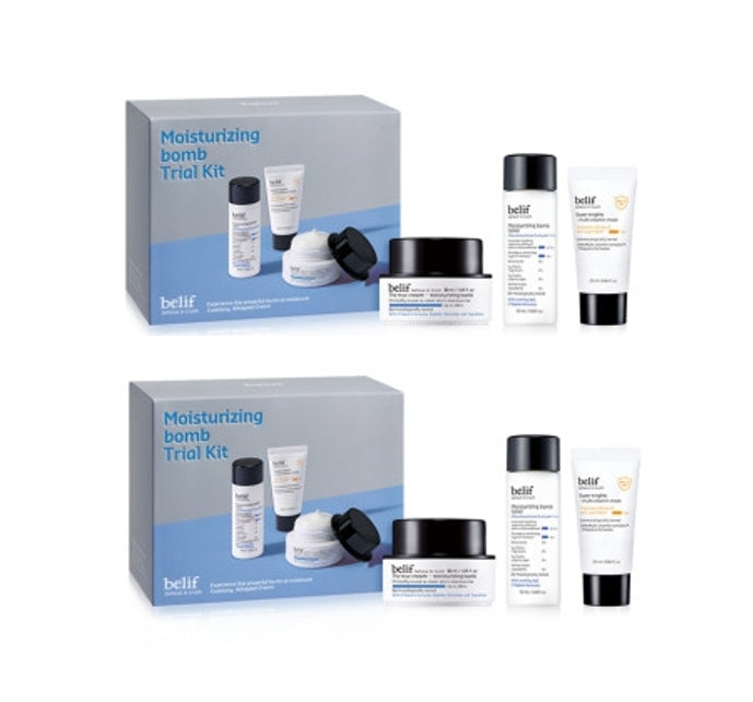 2 x belif The True Cream - Moisturizing Bomb Trial Kit (3 Items) from Korea by belif