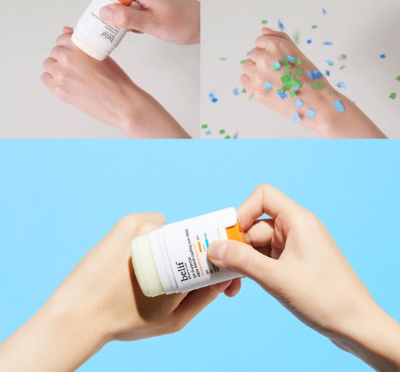 belif UV Protector Aqua Bomb Cooling Sun Stick 14g, SPF 50+ PA ++++ from Korea