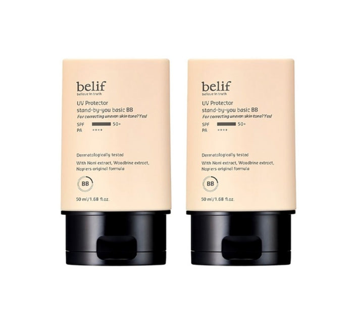 2 x belif UV Protector Stand-by-you Basic BB 50ml from Korea by belif