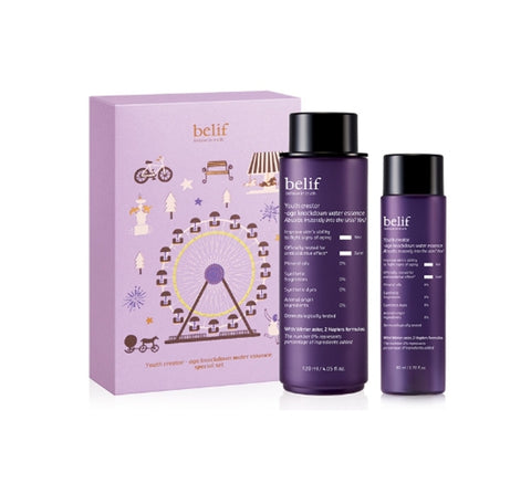 belif Youth Creator Age Knockdown Water Essence Set (2 Items) from Korea by belif