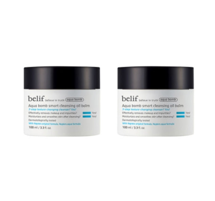 2 x belif Aqua Bomb Smart Cleansing Oil Balm 100ml from Korea by belif