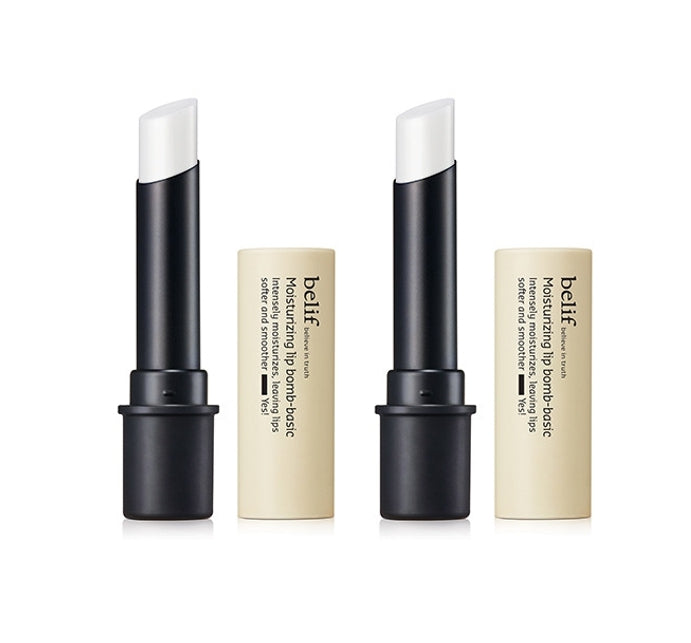 2 x belif Aqua Moisturizing Lip bomb 3g, 3 Colours from Korea by belif