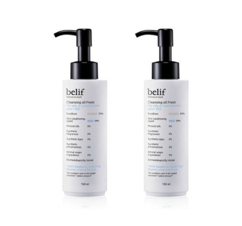 2 x belif Cleansing Oil Fresh 150ml from Korea by belif