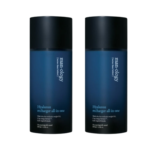 2 x [MEN] belif Manology Hyaluronic Recharger All-in-One 100ml from Korea