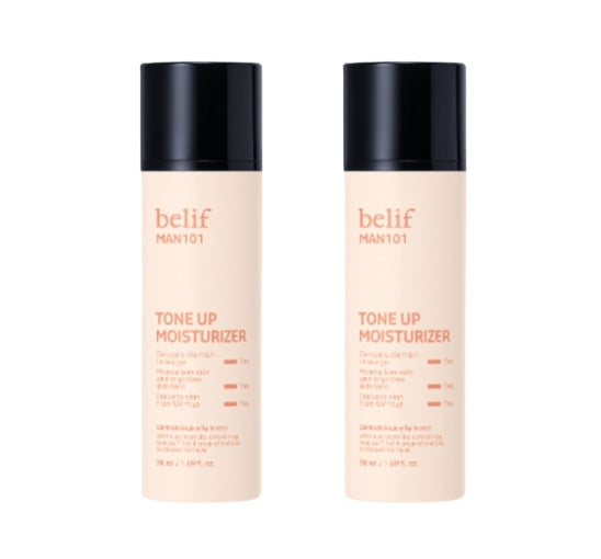 2 x [MEN] belif Man 101 Tone Up Moisturizer 50ml, SPF50+ PA+++ from Korea