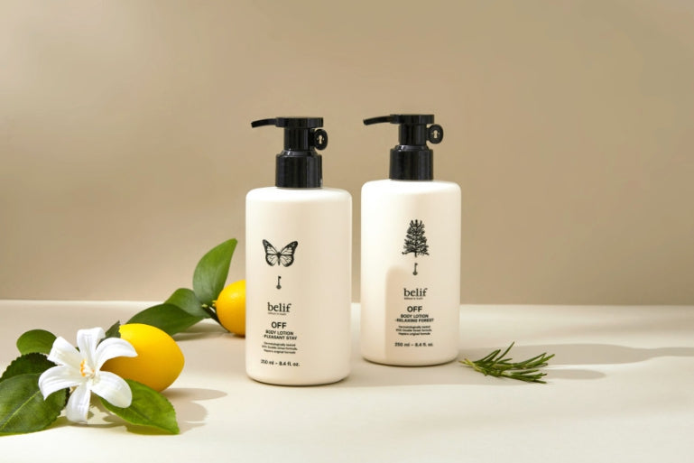 2 x belif OFF Body Lotion Relaxing Forest 250ml from Korea