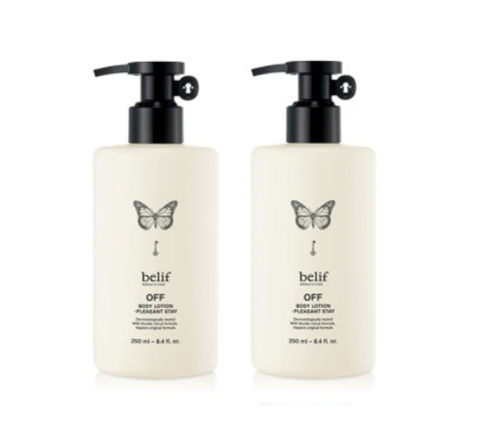 2 x belif OFF Body Lotion Pleasant Stay 250ml from Korea by belif