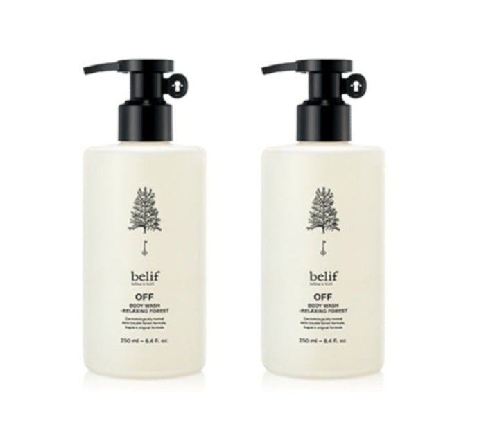 2 x belif OFF Body Wash Relaxing Forest 250ml from Korea by belif