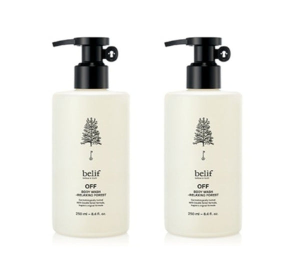 2 x belif OFF Body Wash Relaxing Forest 250ml from Korea by belif