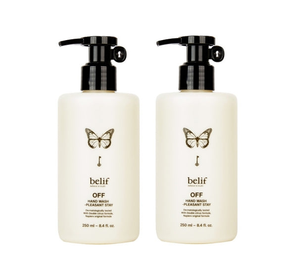 2 x belif OFF Hand Wash Pleasant Stay 250ml from Korea by belif