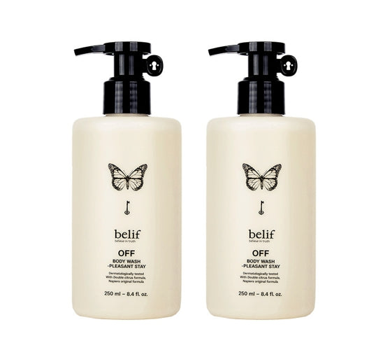 2 x belif OFF Body Wash Pleasant Stay 500ml from Korea