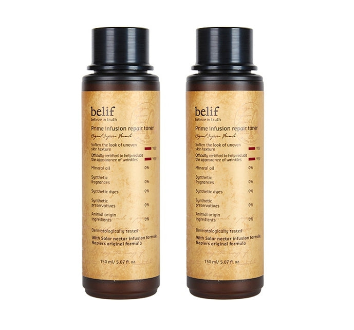 2 x belif Prime Infusion Repair Toner 150ml from Korea by belif