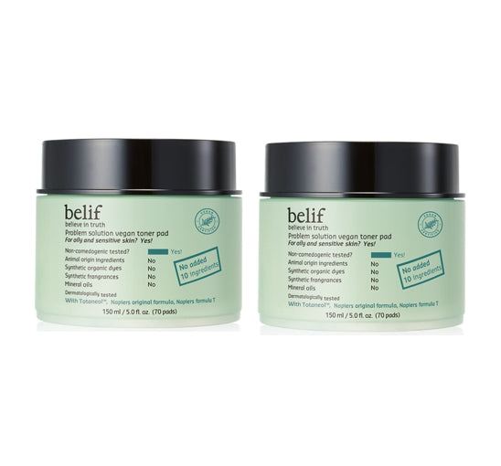 2 x belif Problem Solution Toner Pad 70ea(150ml) from Korea