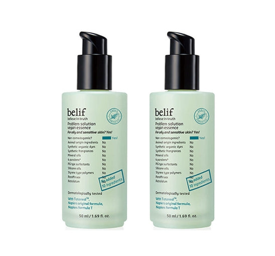 2 x [Renewal] belif Problem Solution Vegan Essence 50ml from Korea