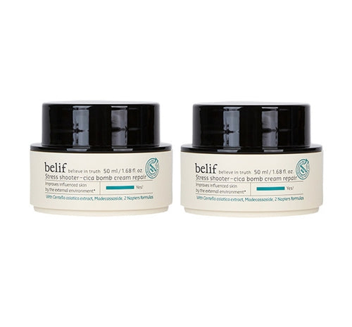 2 x belif Stress Shooter-Cica bomb Cream Repair 50ml from Korea by belif
