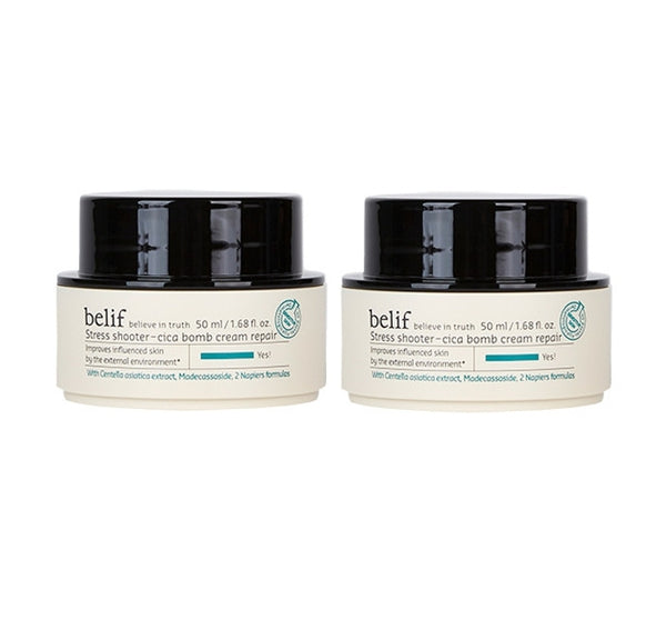 2 x belif Stress Shooter-Cica bomb Cream Repair 50ml from Korea by belif