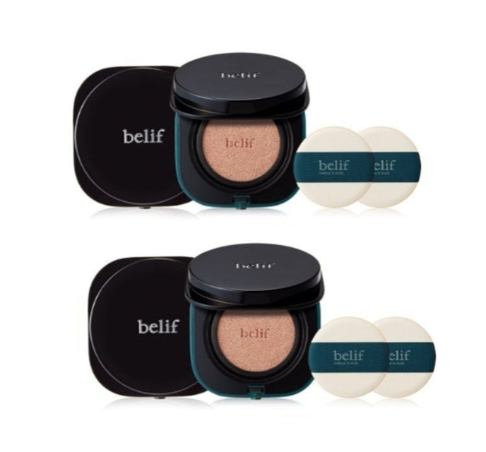 2 x belif Stress Shooter-Cica bomb Cushion 15g x 2, Pink Beige, SPF 50+ PA+++ from Korea by belif