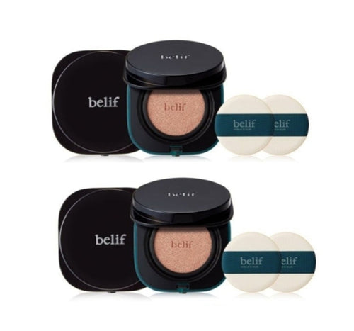 2 x belif Stress Shooter-Cica bomb Cushion 15g x 2, Natural Beige, SPF 50+ PA+++ from Korea by belif