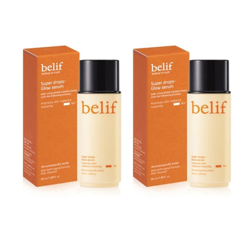 2 x belif Super Drops Glow Serum Serum 50ml from Korea by belif