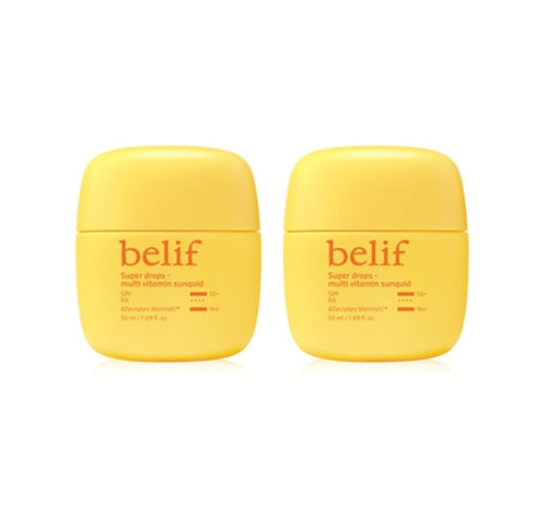 2 x belif Super Drops Multi Vitamin Sunquid 50ml from Korea by belif