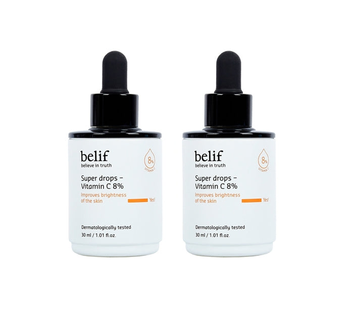 2 x belif Super Drops VITAMIN C 8% 30ml from Korea by belif