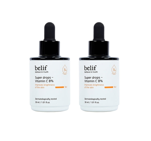2 x belif Super Drops VITAMIN C 8% 30ml from Korea by belif