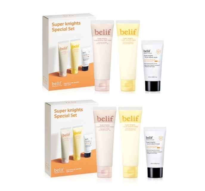 2 x belif Super Knights Best Duo Set (3 Items) from Korea by belif