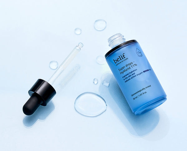 2 x belif Super drops Hyalucid 11% 30ml from Korea