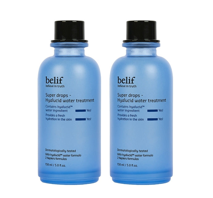 2 x belif Super drops Hyalucid Water Treatment 150ml from Korea by belif