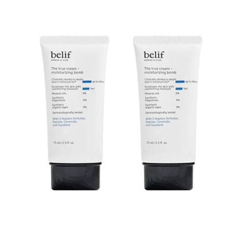 2 x belif The True Cream - Moisturizing Bomb 75ml from Korea by belif