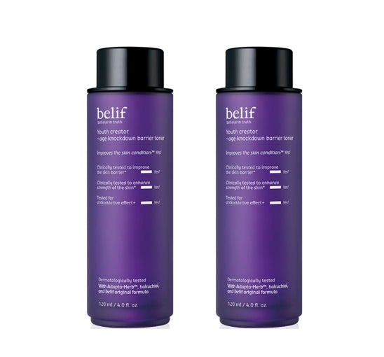 2 x belif Super Knights Brightening Toning Pack Vegan Cleanser 150 מ"ל מקוריאה