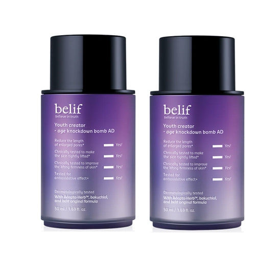 2 x [Upgrad] belif Youth Creator Age Knockdown Bomb AD 50ml from Korea
