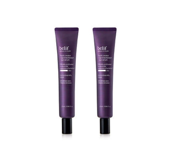 2 x belif Youth Creator Age Knockdown Eye Serum 25ml from Korea by belif